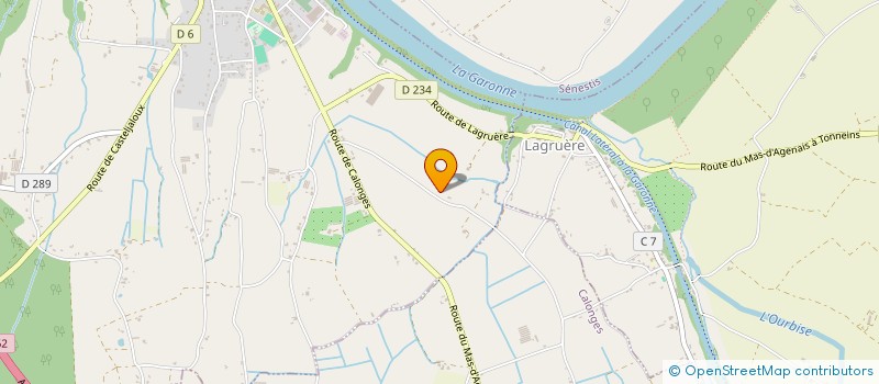 localisation de l'entreprise SCEA LE SOPH  LE MAS-D'AGENAIS