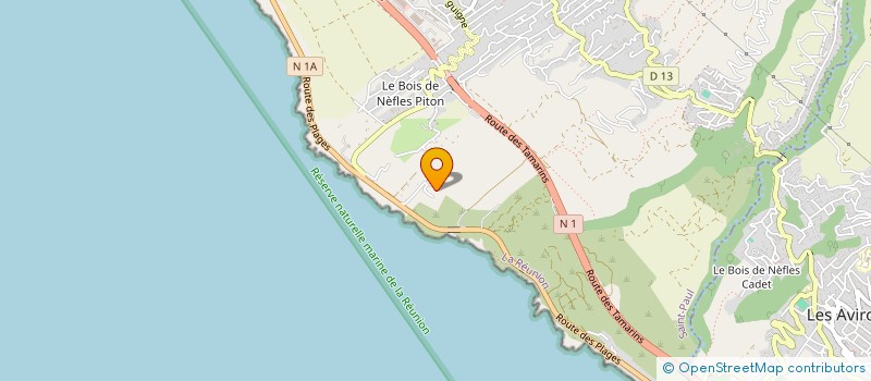 localisation de l'entreprise SCEA LE SOUFFLEUR DE BOIS BLANC à SAINT-LEU