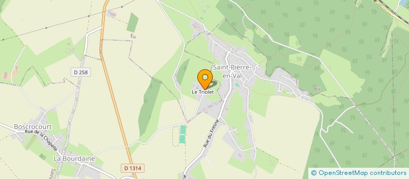 localisation de l'entreprise SCEA LE TRIOLET  EU