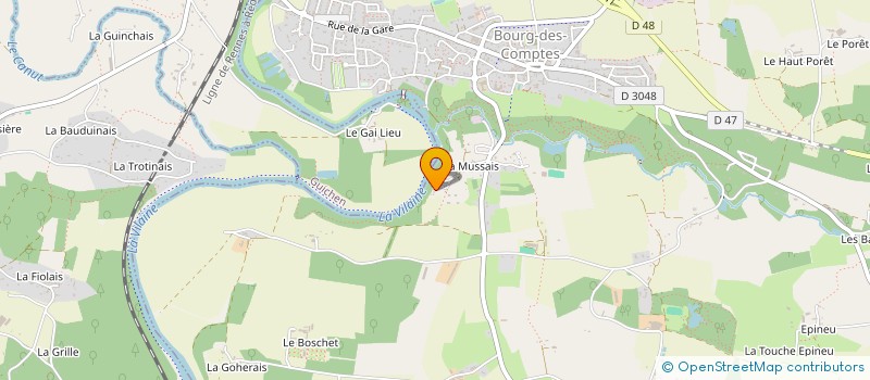 localisation de l'entreprise SCEA LE VAL AVICOLE à BOURG-DES-COMPTES