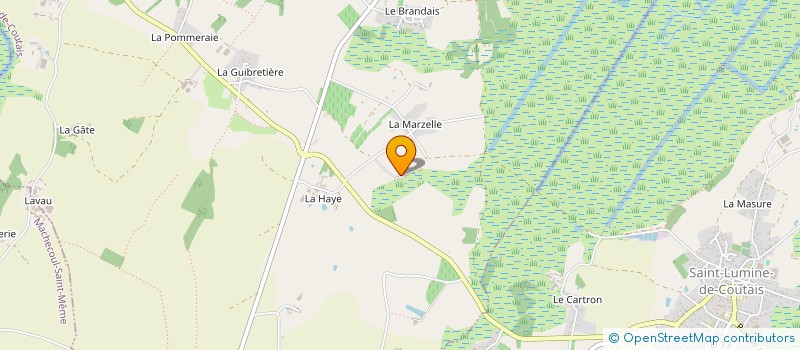 localisation de l'entreprise SCEA LE VERGER à SAINT-MARS-DE-COUTAIS