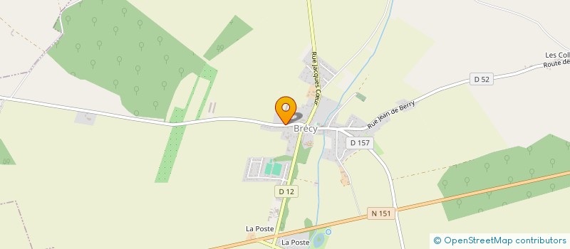 localisation de l'entreprise SCEA LE VERGER DE BRECY  BRECY