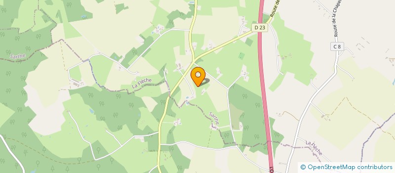localisation de l'entreprise SCEA LEAUMEAU à PARCE-SUR-SARTHE