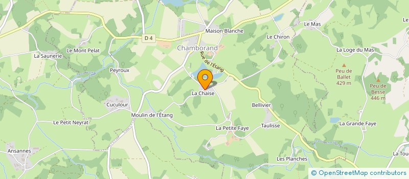 localisation de l'entreprise SCEA LEBON à CHAMBORAND