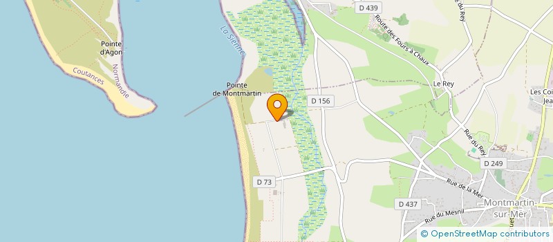 localisation de l'entreprise SCEA LECORDIER  MONTMARTIN-SUR-MER