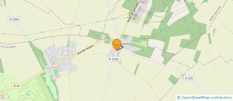 localisation de l'entreprise SCEA LEFEVRE  LE CASTELET