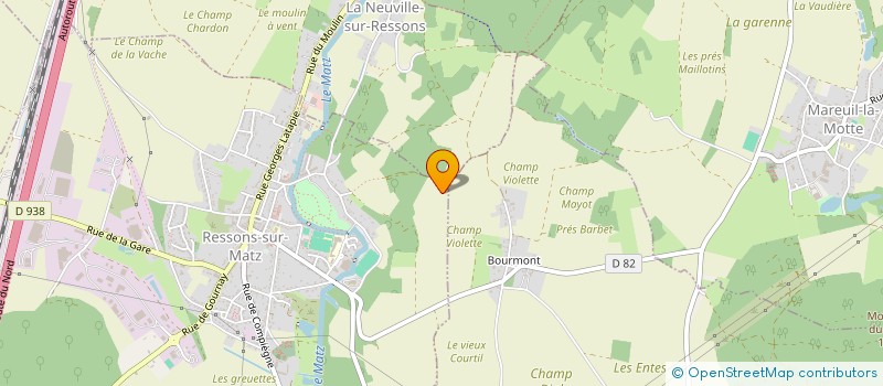 localisation de l'entreprise SCEA LEGER  MARGNY-SUR-MATZ