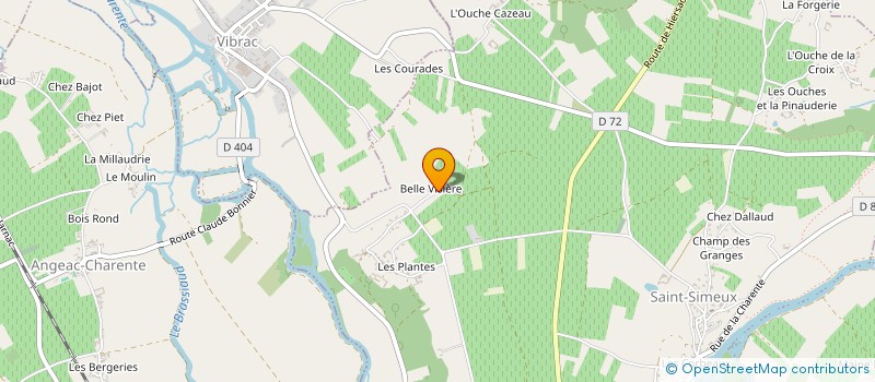 localisation de l'entreprise SCEA LEGER  MOSNAC-SAINT-SIMEUX