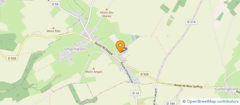 localisation de l'entreprise SCEA LEGRAND  SMERMESNIL