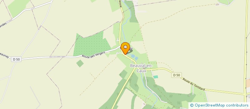 localisation de l'entreprise SCEA LEHOUCQ  BEAUVAL-EN-CAUX