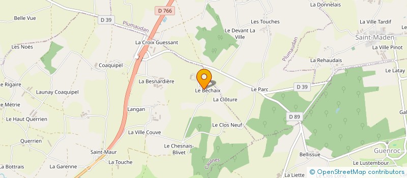 localisation de l'entreprise SCEA LEPAGE à CAULNES