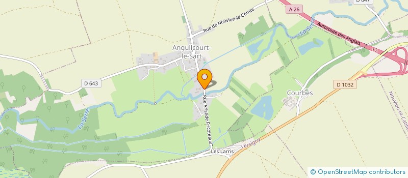 localisation de l'entreprise SCEA LEQUEUX PERE ET FILS  ANGUILCOURT-LE-SART