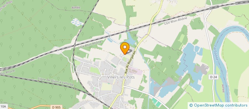 localisation de l'entreprise SCEA LERAT  VILLERS-LES-POTS