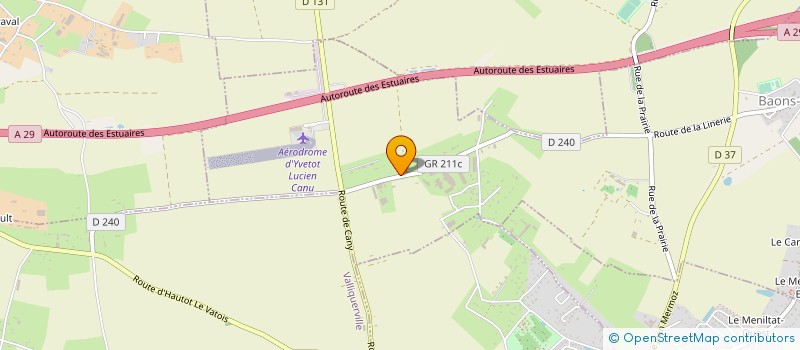 localisation de l'entreprise SCEA LEROUX  BAONS-LE-COMTE