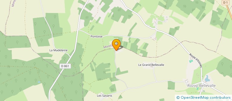 localisation de l'entreprise SCEA LES 3 MARNIERES  ROZOY-BELLEVALLE