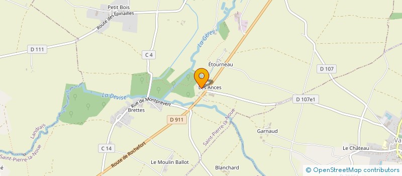 localisation de l'entreprise SCEA LES ANCES  SAINT-PIERRE-LA-NOUE