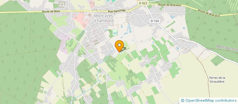 localisation de l'entreprise SCEA LES ANESSES DU GRAND CHAMBORD  MONT-PRES-CHAMBORD