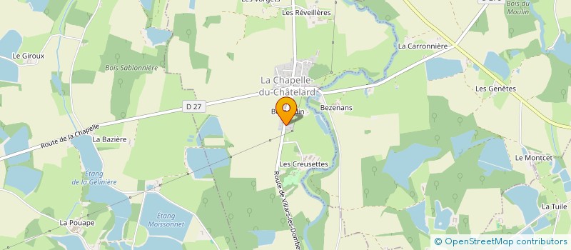 localisation de l'entreprise SCEA LES ARCHENIERES  LA CHAPELLE-DU-CHATELARD