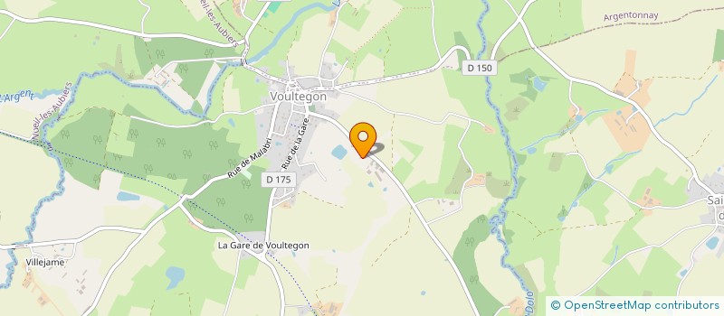 localisation de l'entreprise SCEA LES AUGIRONS à VOULMENTIN