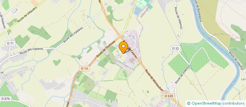 localisation de l'entreprise SCEA LES BANELLES  VILLEMUR-SUR-TARN