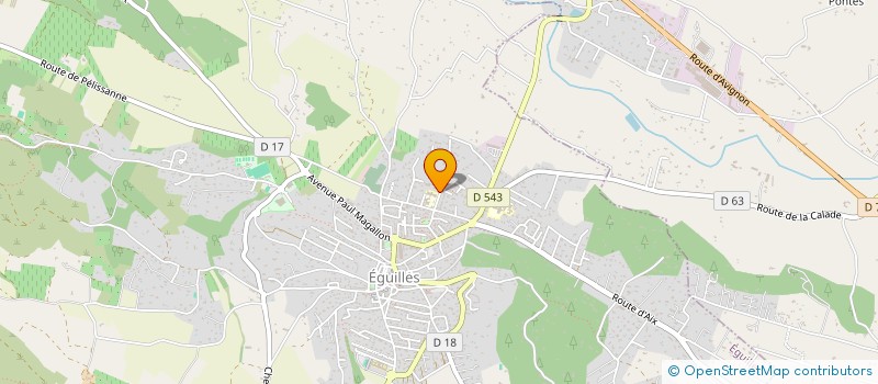 localisation de l'entreprise SCEA LES BAOUX  EGUILLES