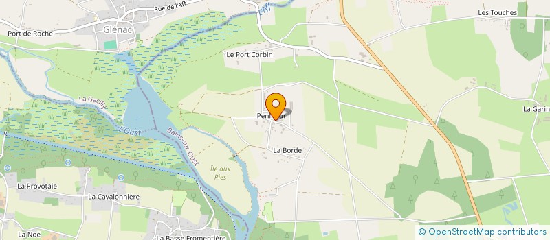 localisation de l'entreprise SCEA LES BEAUX PINS DEBRAY à BAINS-SUR-OUST