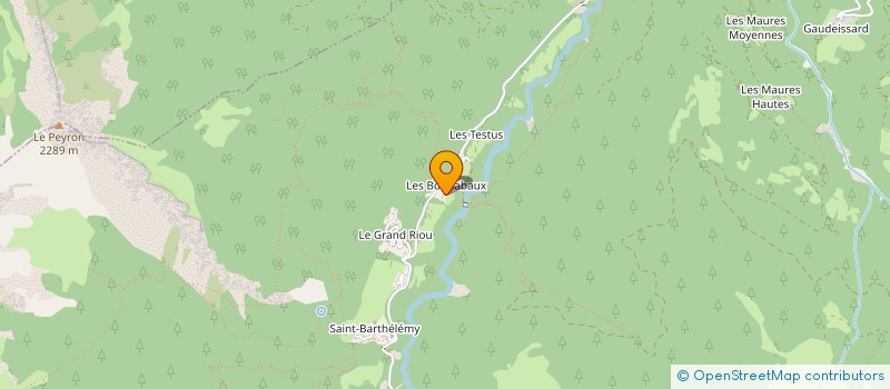 localisation de l'entreprise SCEA LES BONNABAUX  MEOLANS-REVEL