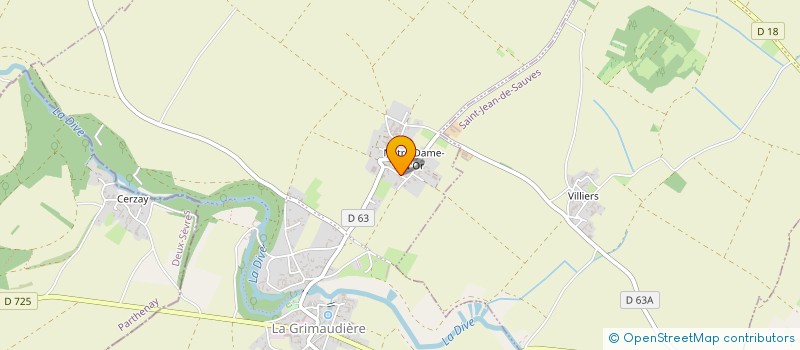 localisation de l'entreprise SCEA LES BORDES  OYRE