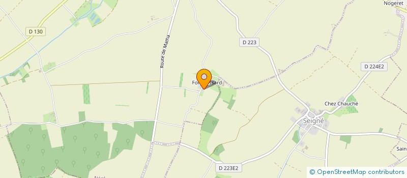 localisation de l'entreprise SCEA LES BOUCHAUDIERES  NERE