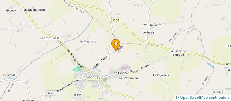localisation de l'entreprise SCEA LES BRIERES à RONCEY
