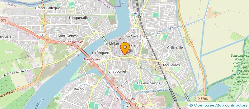 localisation de l'entreprise SCEA LES CANOUNGES à ARLES