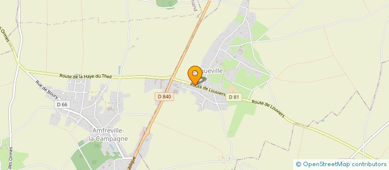 localisation de l'entreprise SCEA LES CARREAUX  FOUQUEVILLE