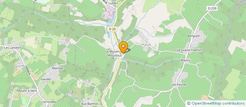 localisation de l'entreprise SCEA LES CAVES DU CHATEAU  HAUX