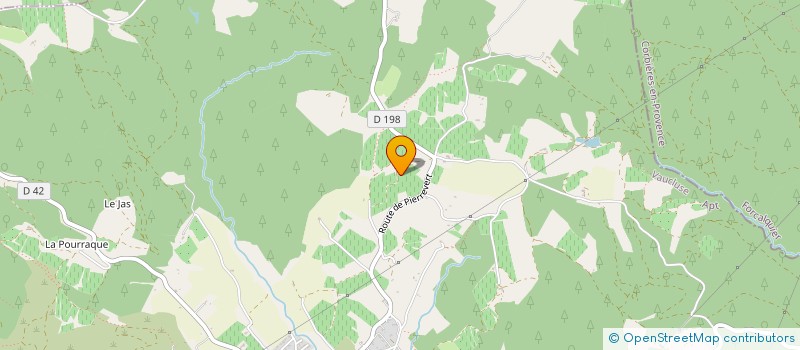 localisation de l'entreprise SCEA LES CEDRES  PERTUIS