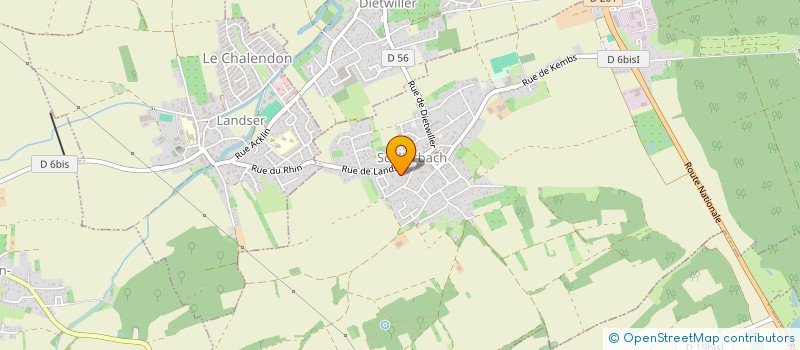 localisation de l'entreprise SCEA LES CERISIERS  DIETWILLER