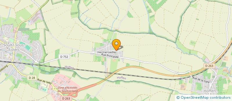 localisation de l'entreprise SCEA LES CERISIERS  HOFFEN