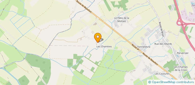 localisation de l'entreprise SCEA LES CHAINTRES  LONGUE-JUMELLES