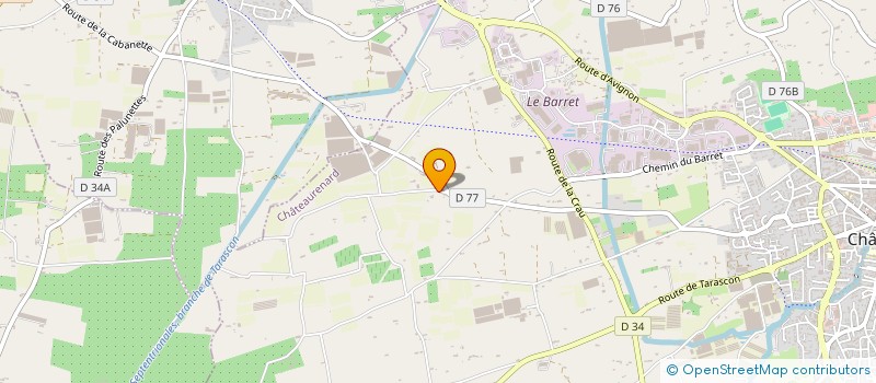 localisation de l'entreprise SCEA LES CHALANQUETTES à CHATEAURENARD