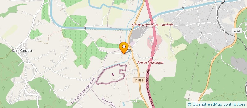 localisation de l'entreprise SCEA LES CHARMANTS  MEYRARGUES