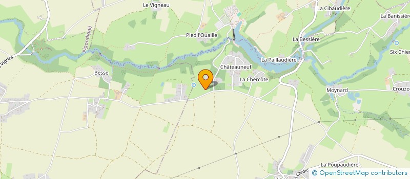 localisation de l'entreprise SCEA LES CHARPRES  BEAUSSAIS-VITRE