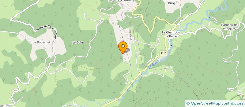 localisation de l'entreprise SCEA LES CHAVROUX  PRANLES