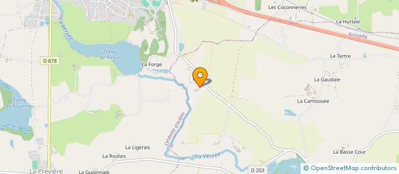 localisation de l'entreprise SCEA LES CHENES  ARMAILLE