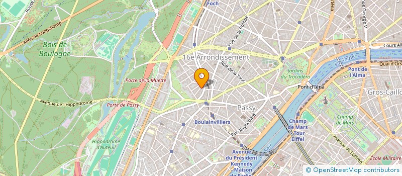 localisation de l'entreprise SCEA LES CINQ BONNETS à PARIS