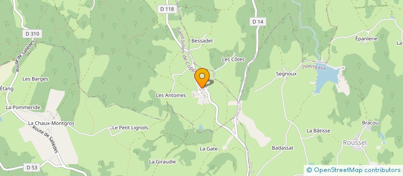 localisation de l'entreprise SCEA LES COTEAUX DE LA MOULEYRAS  BONGHEAT