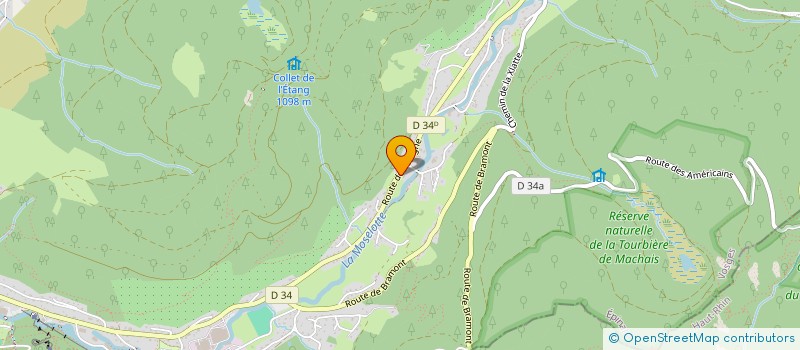 localisation de l'entreprise SCEA LES CUVEES VOSGIENNES à LA BRESSE