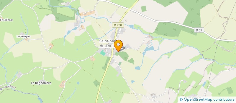 localisation de l'entreprise SCEA LES DARELEMES  SAINT-MARTIN-DU-FOUILLOUX