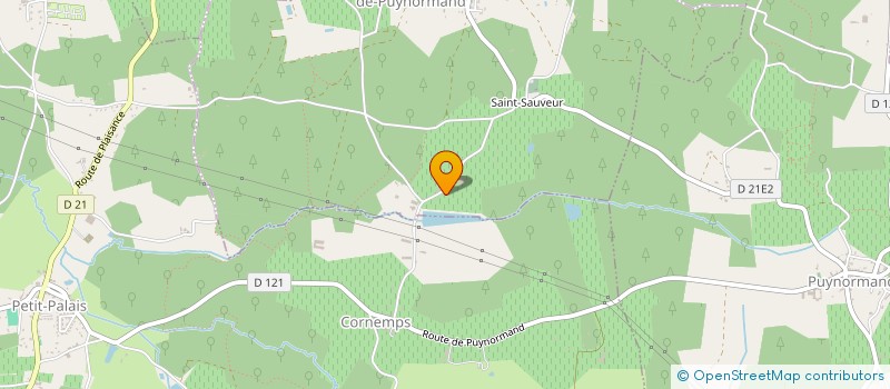 localisation de l'entreprise SCEA LES DUCS D'AQUITAINE  PUYNORMAND