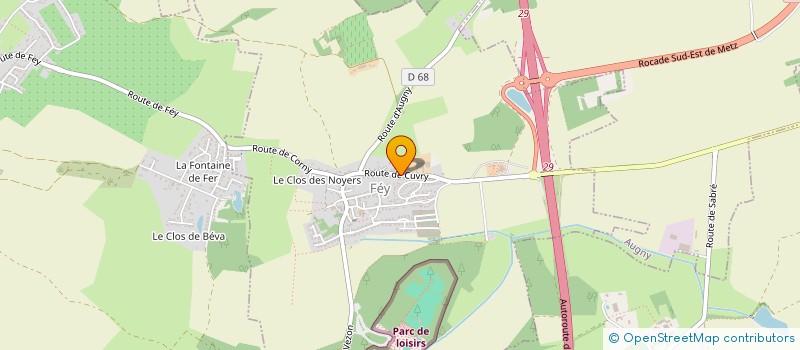 localisation de l'entreprise SCEA LES ECURIES DE FEY à FEY