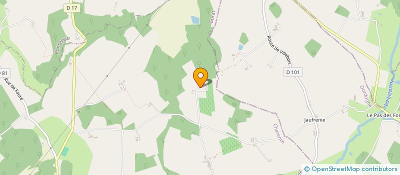 localisation de l'entreprise SCEA LES ECURIES DE LAMBLARDIE à GARDES-LE-PONTAROUX