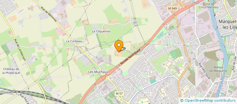 localisation de l'entreprise SCEA LES ECURIES DES MURIERS à MARQUETTE-LEZ-LILLE
